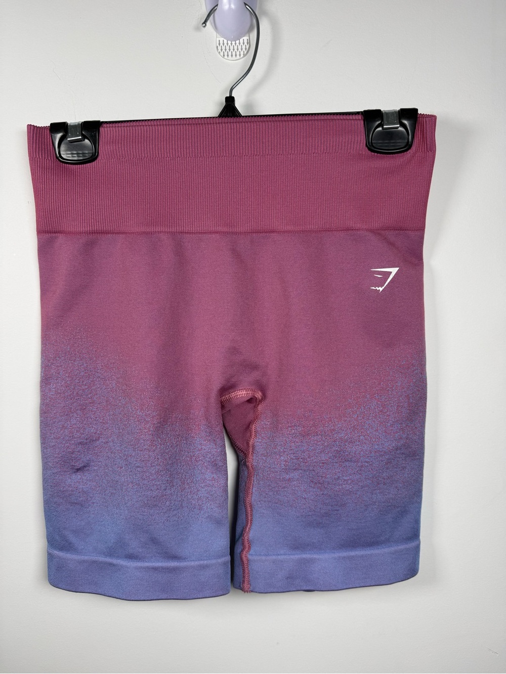 GYMSHARK | Adapt Ombré Compression Bike Shorts 12” Waist Unstretched